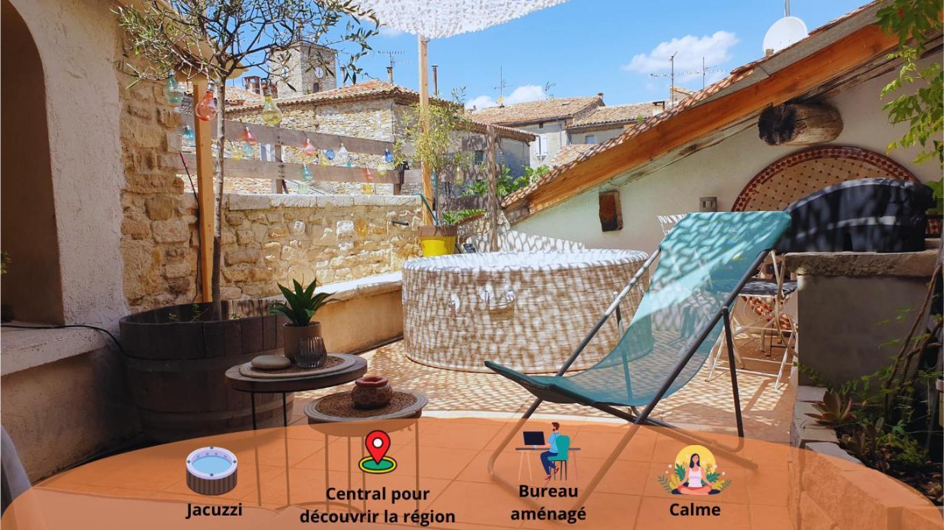 Maison Avec Jacuzzi Et Terrasse Sur Les Toits Brignon エクステリア 写真